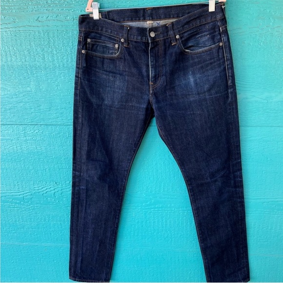 J.CREW 484 Slim-fit jean in Japanese stretch selvedge KAIHARA DENIM SIZE 34 - Picture 3 of 16